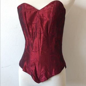 Lace Up Corset Top Crop Top Party Club Wedding S